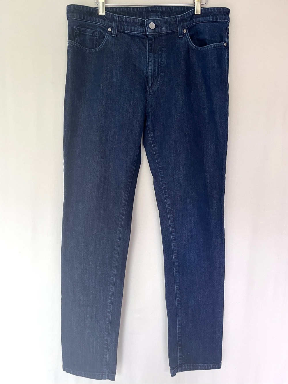 Versace Collection Medusa Hardware Dark Wash Straight Leg Jeans Men's 34x32